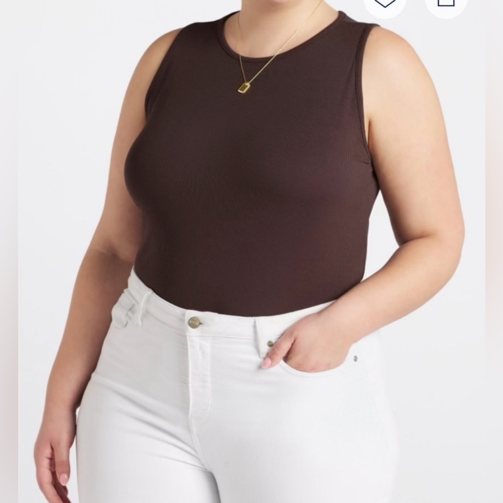 41 Hawthorn High Neck Ribbed Top